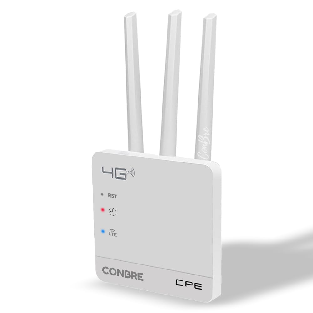 Conbre CPE MT-300H 5G & 4G Sim based Wi-Fi Router | Plug and Play | Support,NVR, DVR, WiFi, Camera and all 4G sim WiFi Router