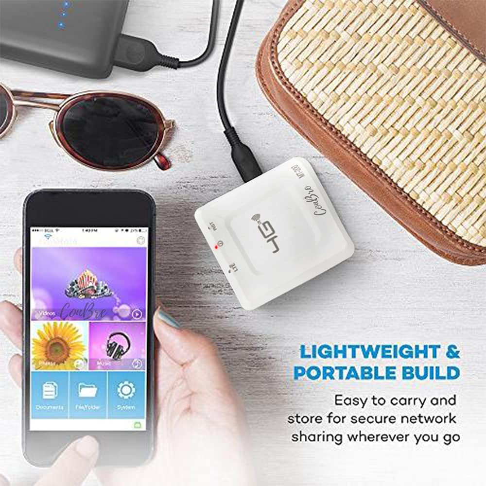 Conbre MT-200 Portable 4G Sim Based USB Router WiFi Sim Dongle Device, Support All sim Cards, Support DVR, NVR, WiFi Camera (Airtel, Vodafone, Jio)