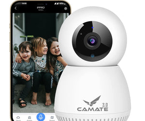 CAMATE RoboCam 3MP WiFi based Wireless Indoor Smart CCTV Security Camera